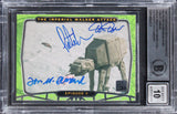 (3) Kuran, Dow & St. Amand Signed 2007 SW 30th Ann. #84 Card Auto 10! BAS Slab