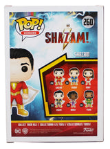 Zachary Levi "Shazam!" Signed Shazam #260 Funko Pop Vinyl Figure JSA #AZ80436