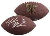 Oklahoma John Mateer Authentic Signed Wilson Super Grip Football BAS Witnessed