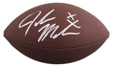 Oklahoma John Mateer Authentic Signed Wilson Super Grip Football BAS Witnessed