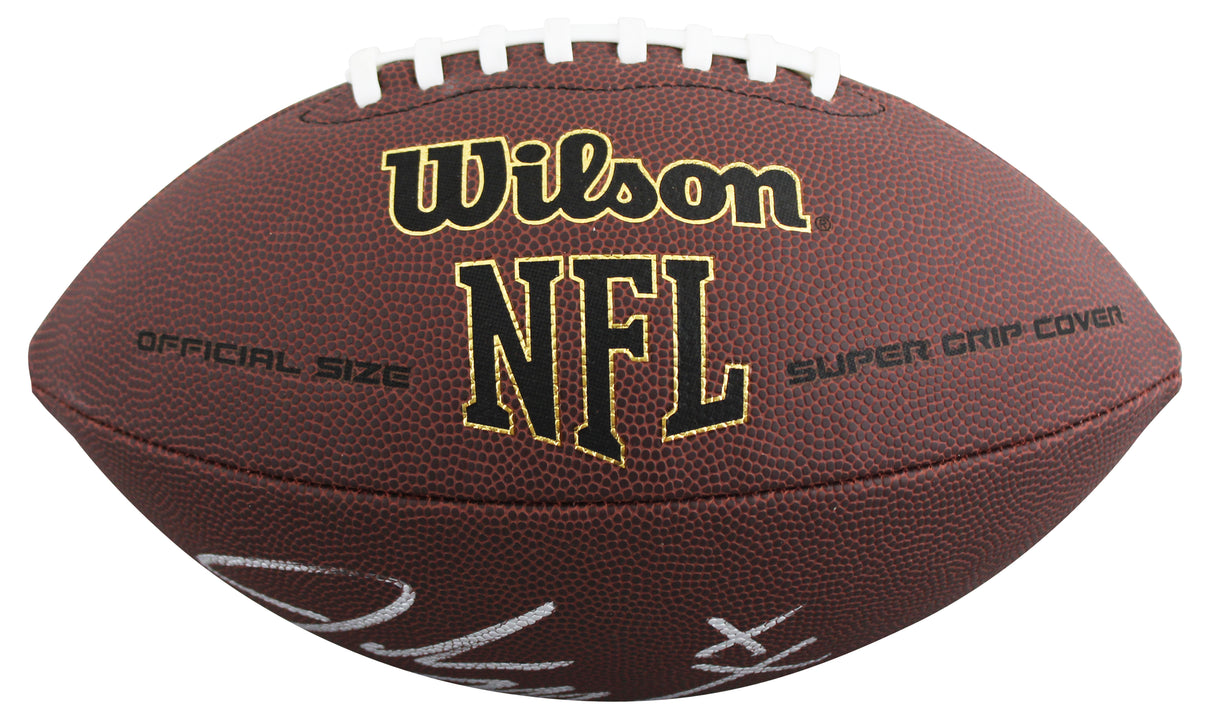 Oklahoma John Mateer Authentic Signed Wilson Super Grip Football BAS Witnessed