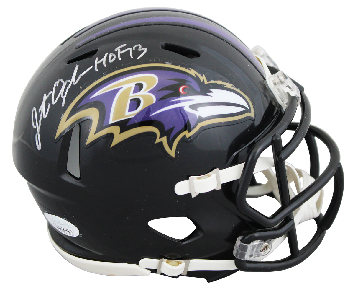 Ravens Jonathan Ogden Authentic Signed Speed Mini Helmet JSA #WB100778
