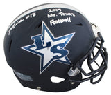 Marvin Mims "2019 Mr. Texas Football" Signed LSHS F/S Rep Helmet JSA #WA268772