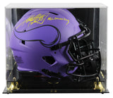 Adrian Peterson "All Damn Day" Signed Rave F/S Speed Proline Helmet W/ Case BAS