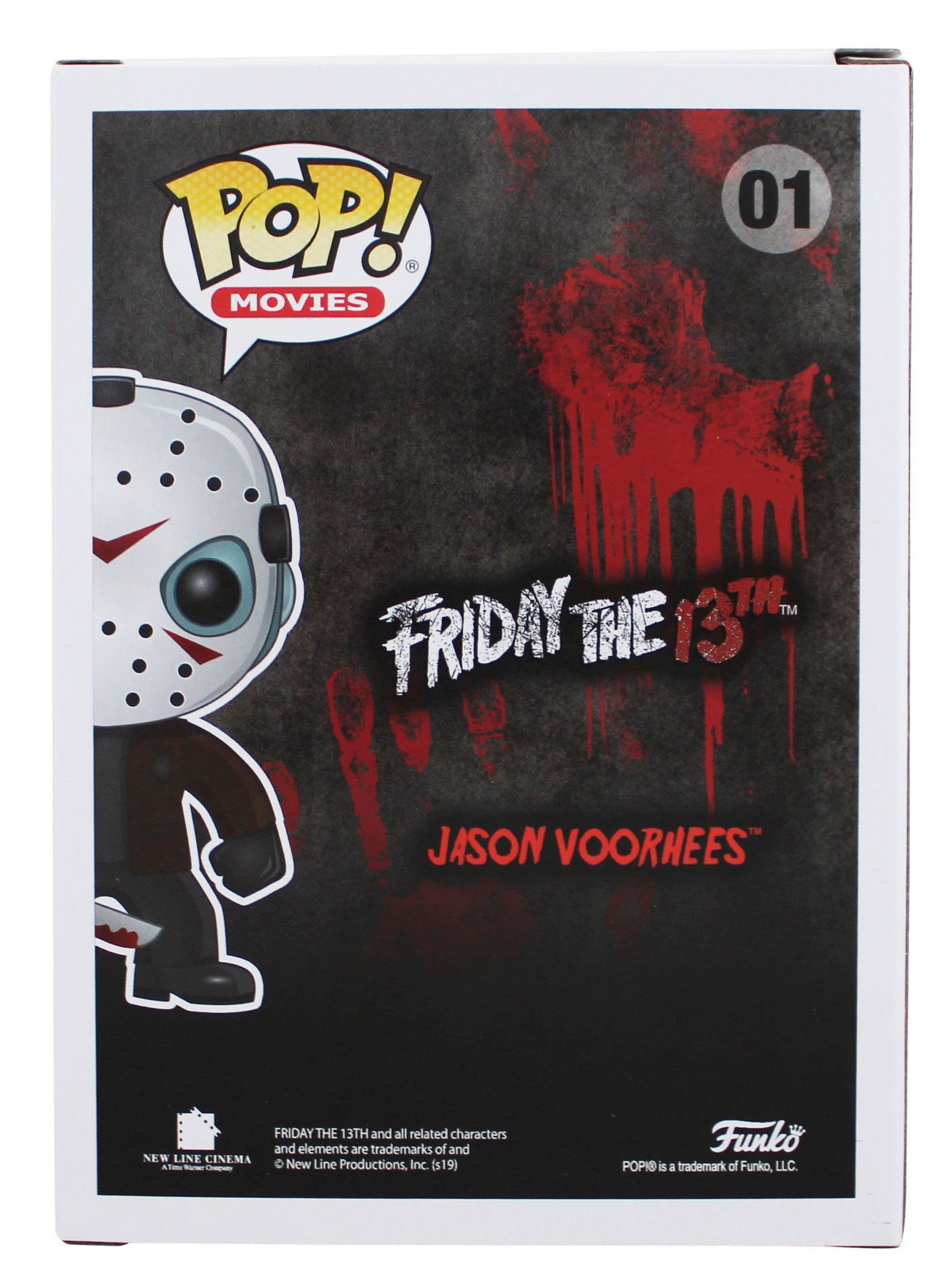 Ari Lehman "Jason 1" Signed #01 Funko Pop Vinyl Figure w/ White Sig BAS Witness
