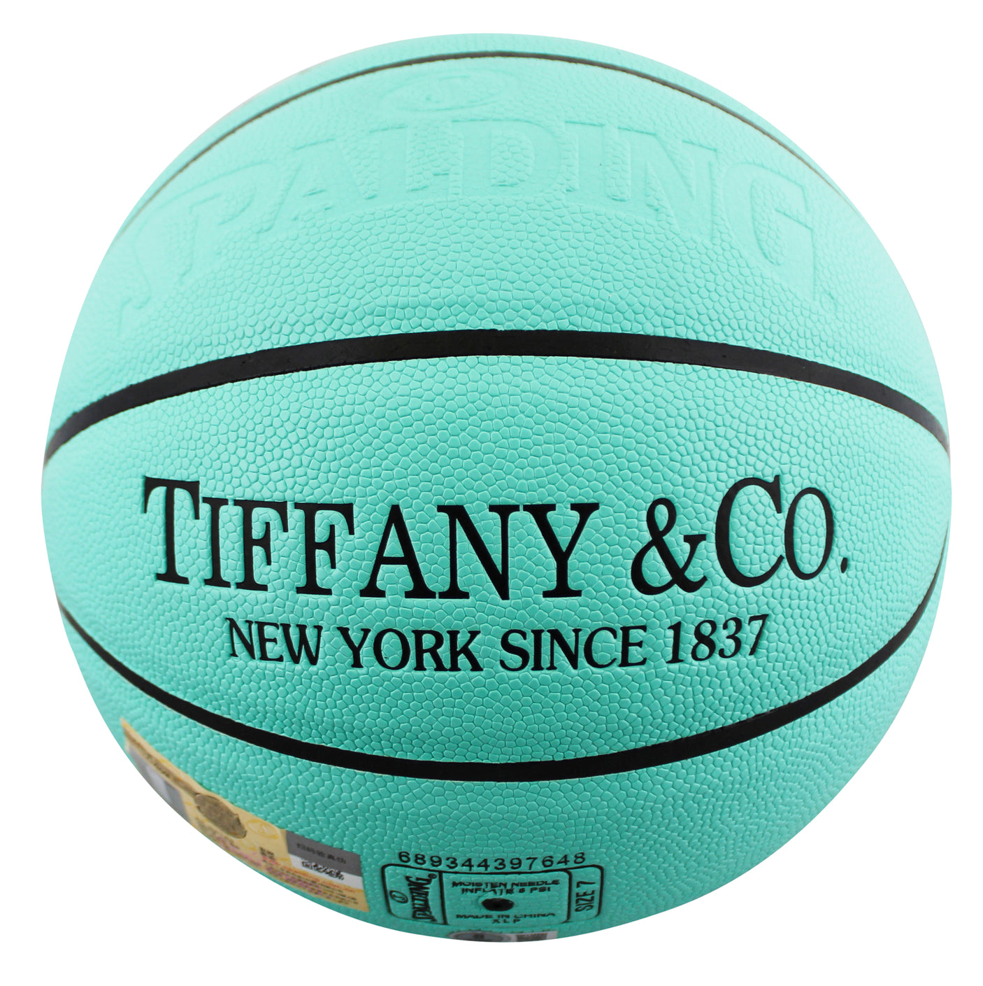 Magic Johnson & Larry Bird Signed Tiffany & Co X Spalding Basketball LE BAS W 2