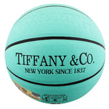Magic Johnson & Larry Bird Signed Tiffany & Co X Spalding Basketball LE BAS W 2