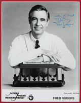 Fred Rogers Mister Rogers' Neighborhood Signed Framed 8x10 Photo BAS