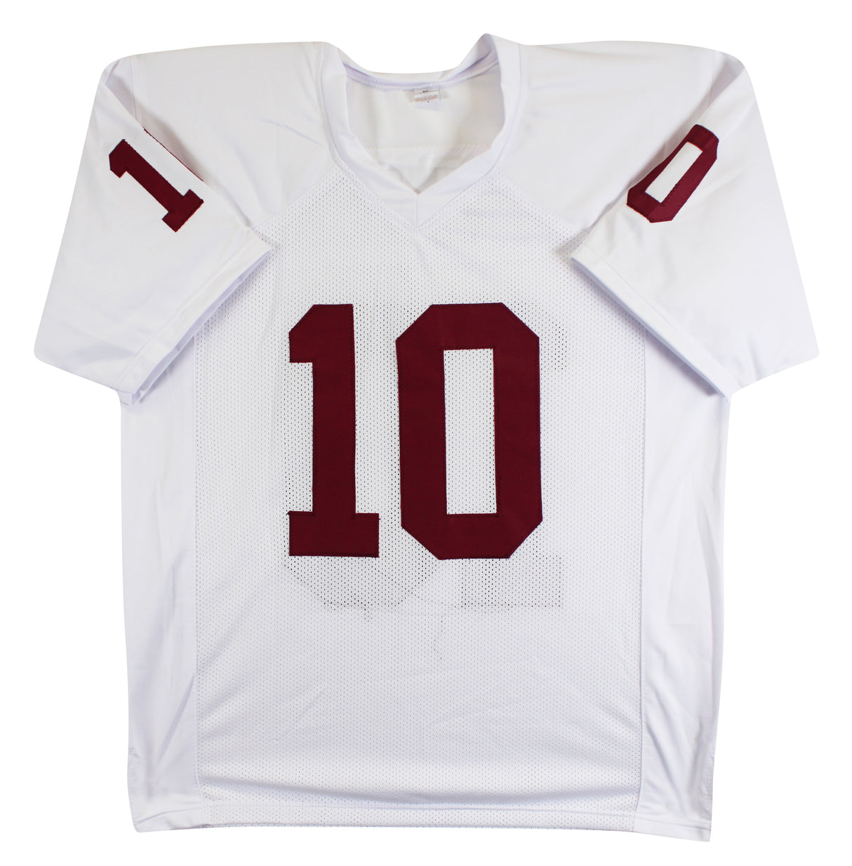 Oklahoma John Mateer Authentic Signed White Pro Style Jersey BAS Witnessed
