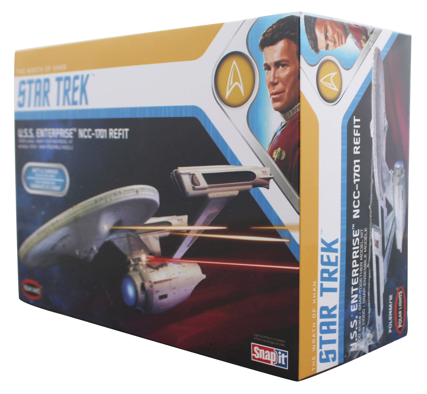 2020 Polar Lights Star Trek U.S.S. Enterprise NCC-1701 Refit 1:1000 Scale Model