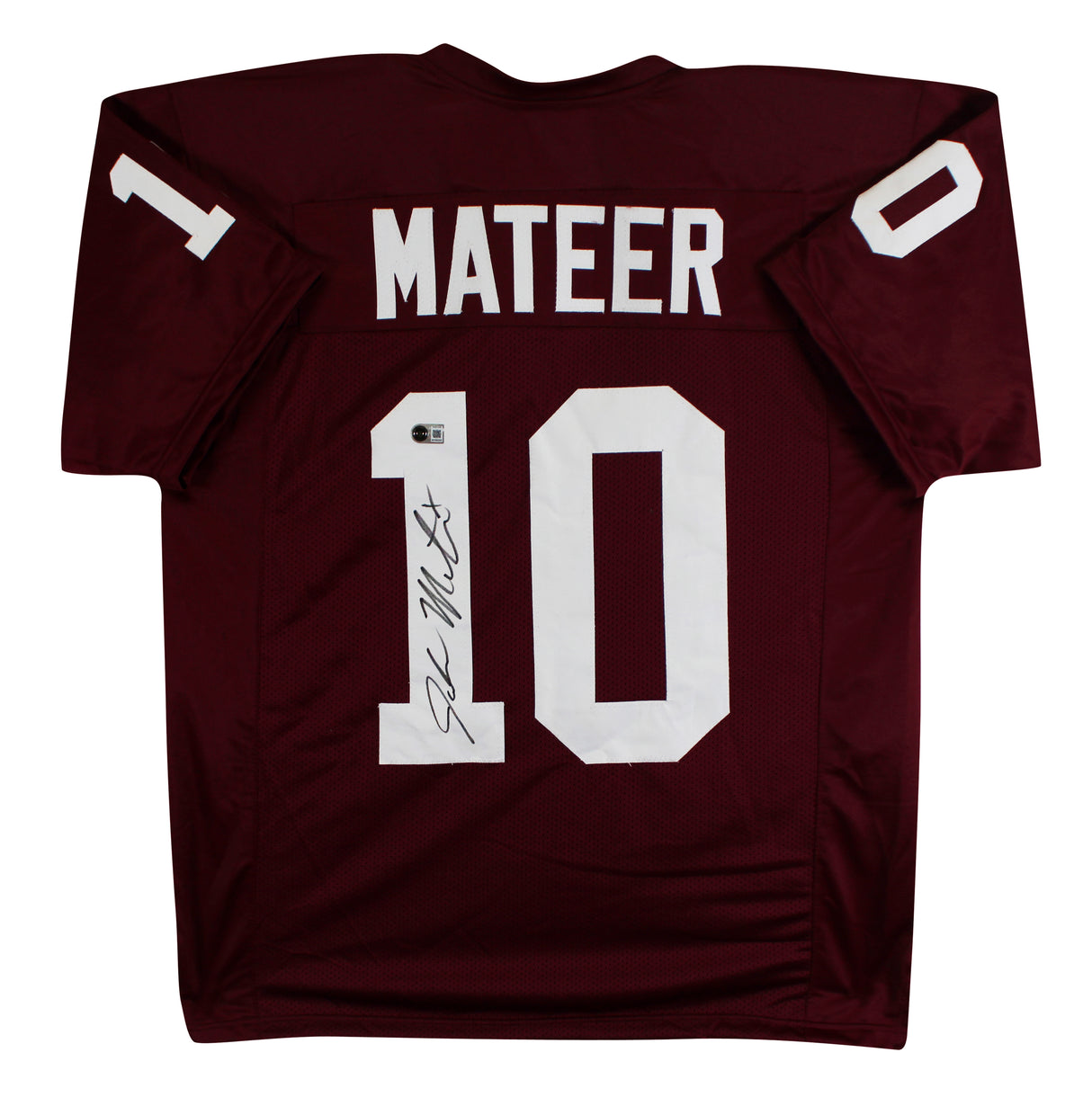Oklahoma John Mateer Authentic Signed Maroon Pro Style Jersey BAS Witnessed