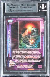 (3) Bulloch, Wingreen, Mayhew Signed 1993 Star Wars Galaxy #322 Card BAS Slabbed