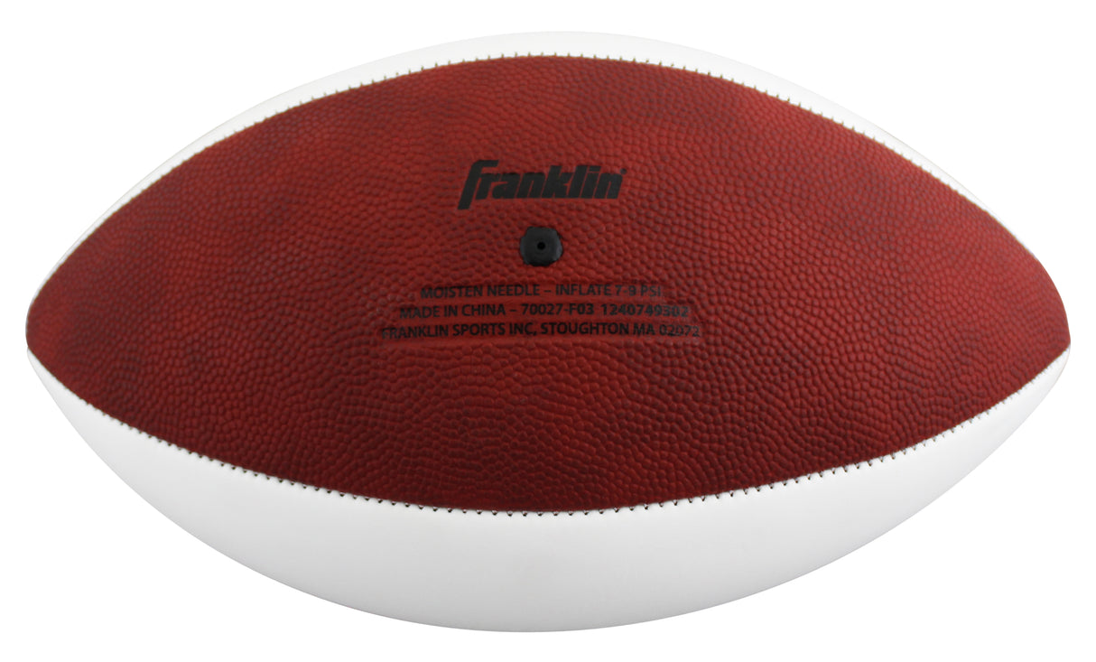 Cowboys Jaydon Blue Signed Franklin White Panel Logo Football BAS Wit #2W441153