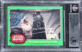 David Prowse & Terry McGovern "w/ Insc" Signed 1977 Star Wars #237 Card BAS Slab