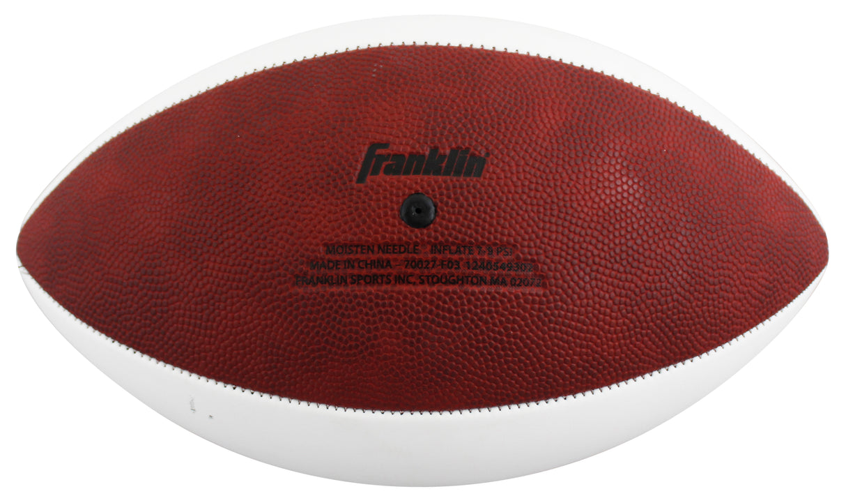 Cowboys Daryl "Moose" Johnston Signed White Panel Logo Football BAS W #2W963863