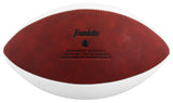 Cowboys Daryl "Moose" Johnston Signed White Panel Logo Football BAS W #2W963863