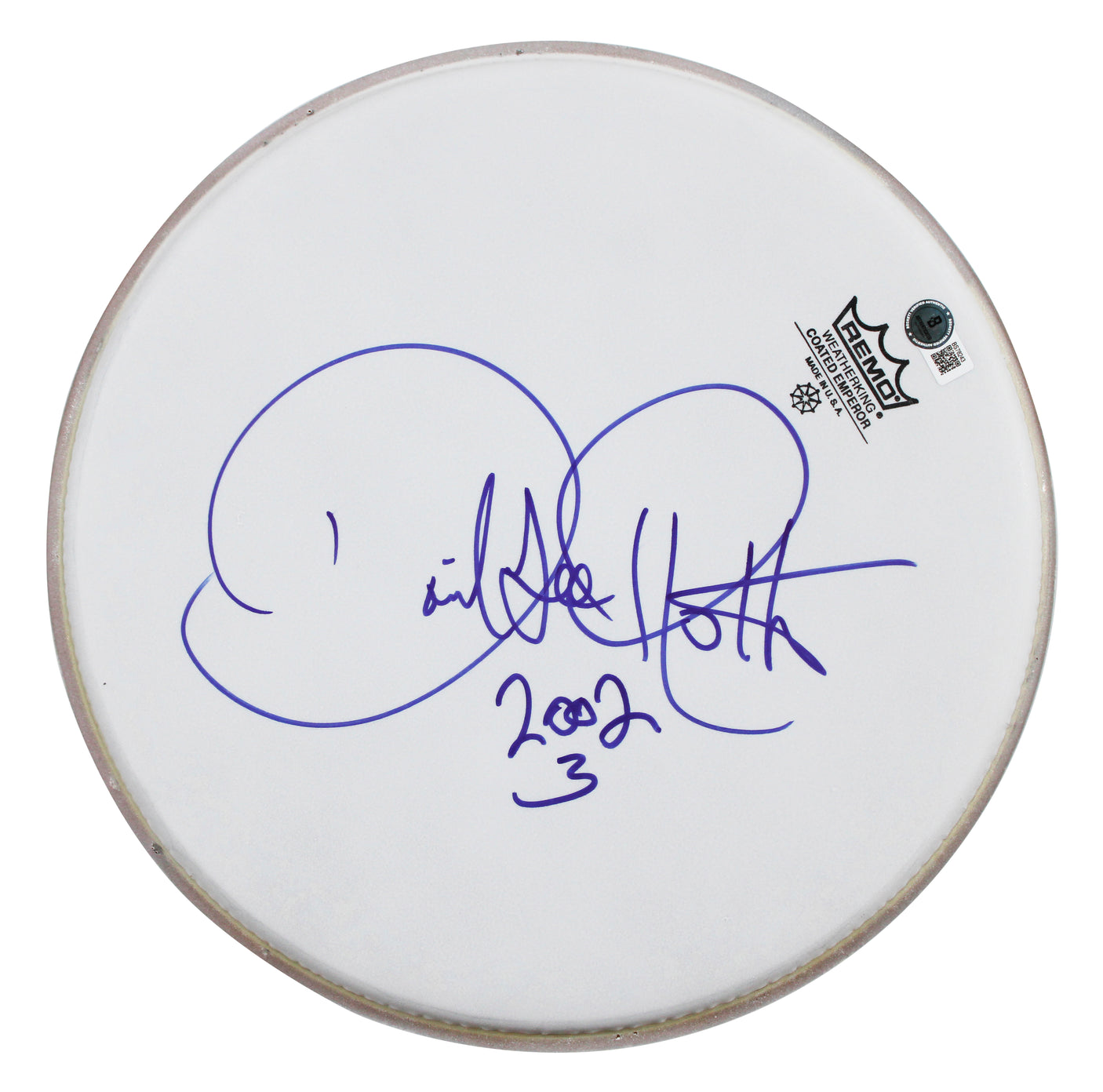David Lee Roth Van Halen Authentic Signed 12 Inch Remo Drum Head BAS #BS78243