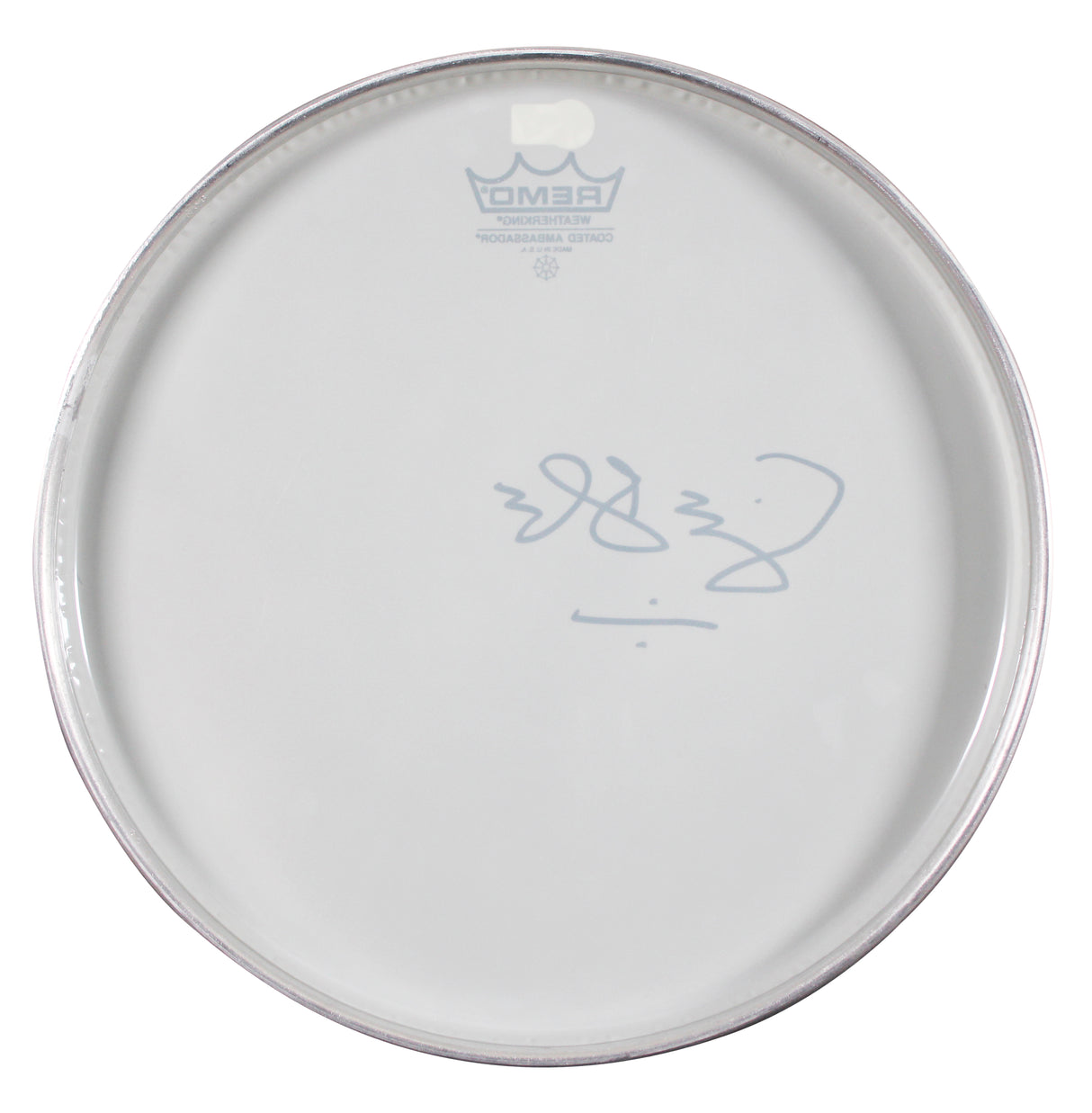 Ginger Baker Cream Authentic Signed 12 Inch Remo Drum Head BAS #BS78244