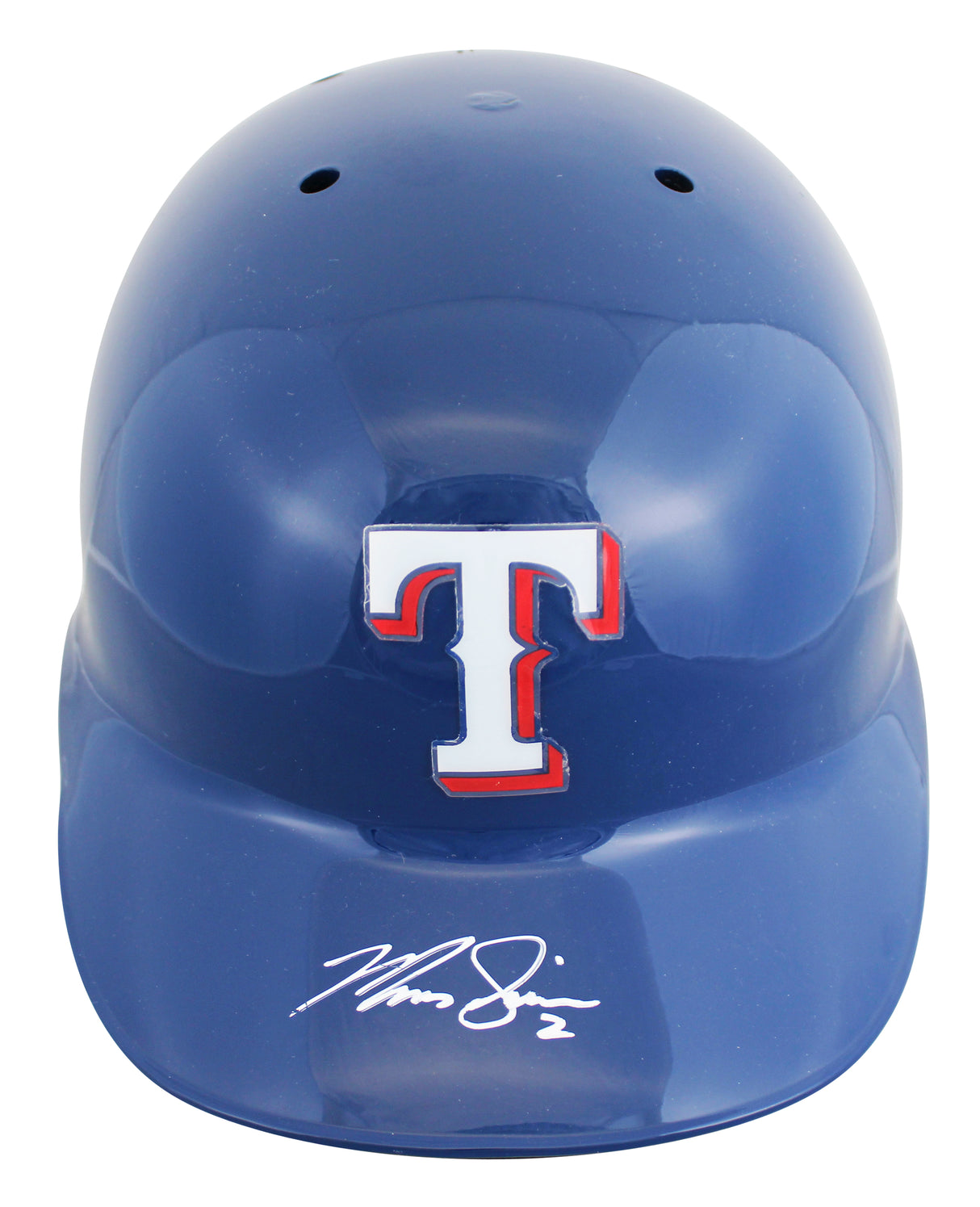 Rangers Marcus Semien Signed Full Size Authentic Batting Helmet BAS W #1W197396