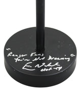 Rangers Broadcaster Eric Nadel "Not Dreaming HOF 14" Signed Microphone BAS Wit