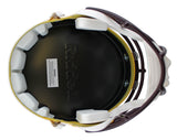 ASU Jordyn Tyson Signed Sparky Full Size Speed Rep Helmet w/ Maroon Sig BAS Wit