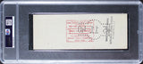 Yankees Babe Ruth Signed 3x8.25 Check Dated May 6, 1940 Auto NM-7 PSA/DNA Slab