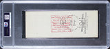 Yankees Babe Ruth Signed 3x8.25 Check Dated May 6, 1940 Auto NM-7 PSA/DNA Slab