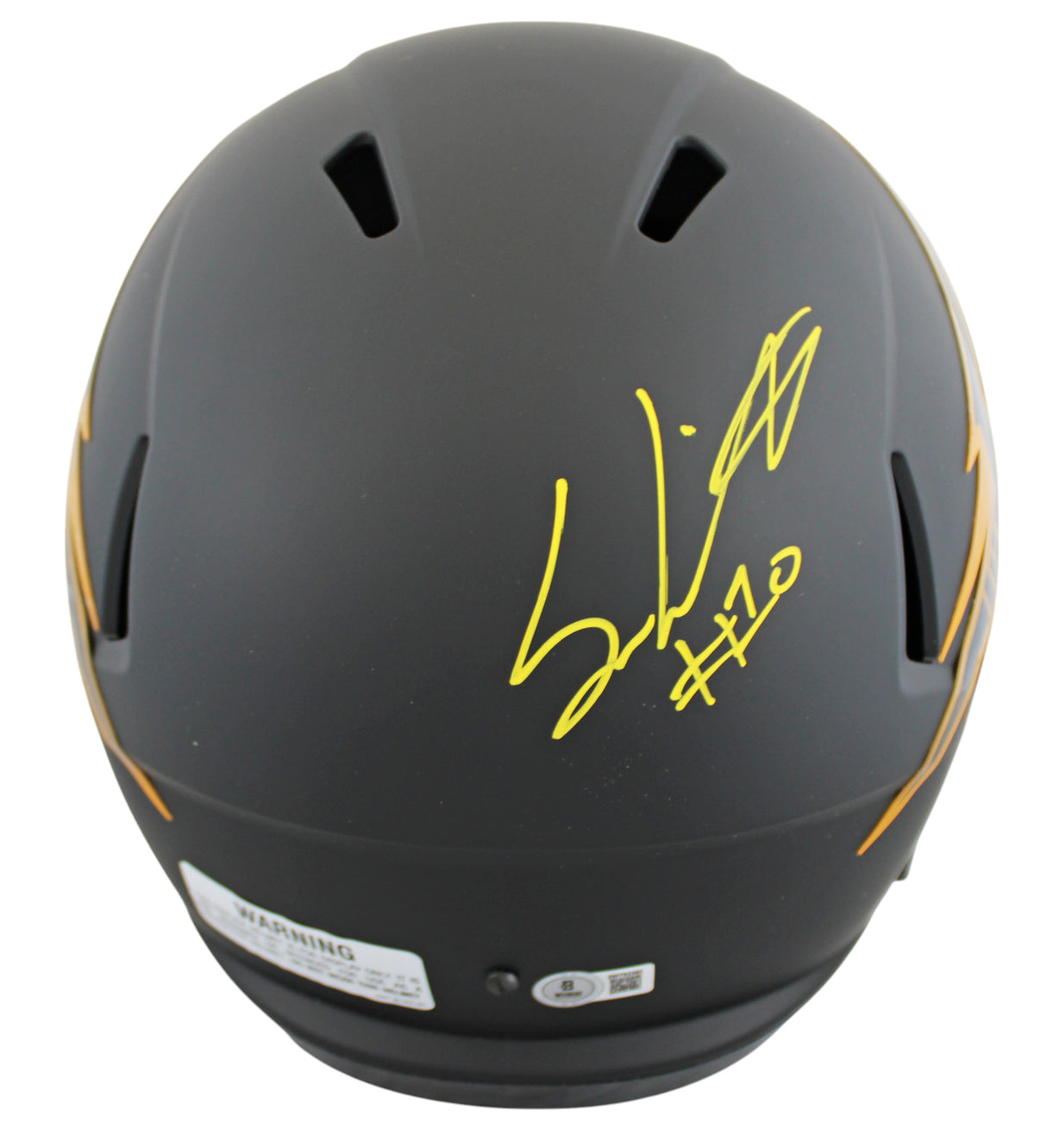 Arizona State Sam Leavitt Signed Black Full Size Speed Rep Helmet W/ Case BAS W