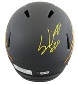 Arizona State Sam Leavitt Signed Black Full Size Speed Rep Helmet W/ Case BAS W
