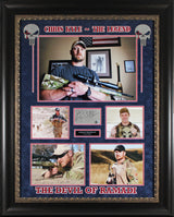 Chris Kyle Authentic Signed & Framed Cut Signature Autographed BAS #AE13648