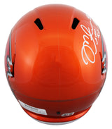 Bucs Mike Alstott "SB Champs" Signed Flash F/S Speed Rep Helmet W/ Case BAS Wit