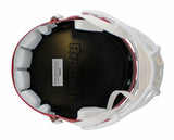 Chiefs George Karlaftis Signed Full Size Speed Rep Helmet W/ Case BAS Witnessed