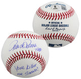 Patrick Renna The Sandlot "2x Insc" Signed Robert Manfred Oml Baseball BAS Wit