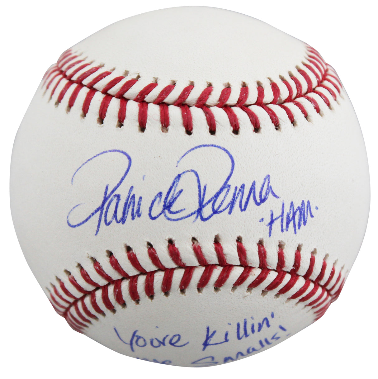 Patrick Renna The Sandlot "2x Insc" Authentic Signed Baseball W/ Case BAS Wit