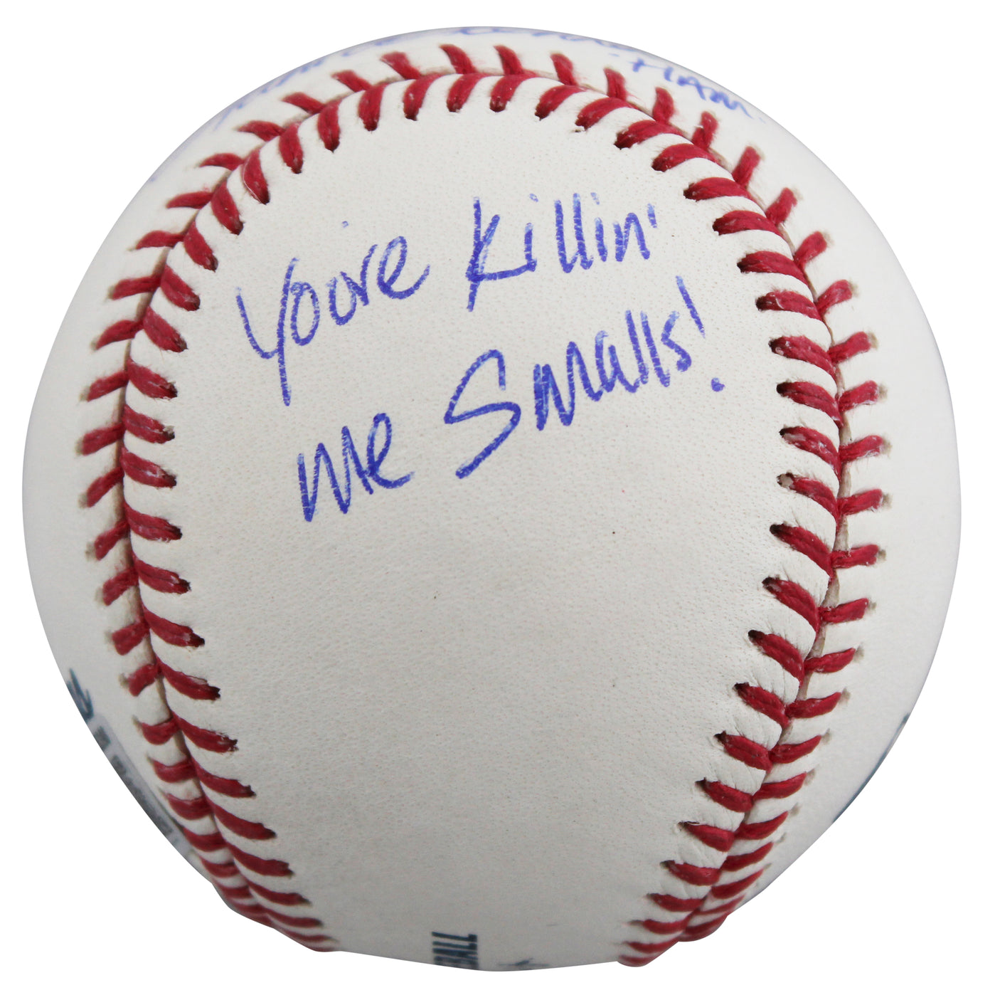 Patrick Renna The Sandlot "2x Insc" Authentic Signed Baseball W/ Case BAS Wit