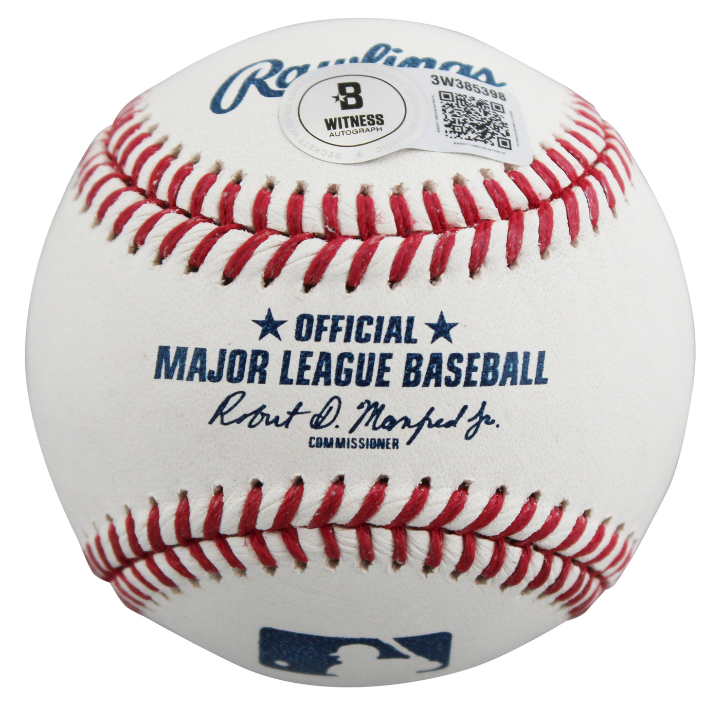 Patrick Renna The Sandlot "2x Insc" Signed Robert Manfred Oml Baseball BAS Wit