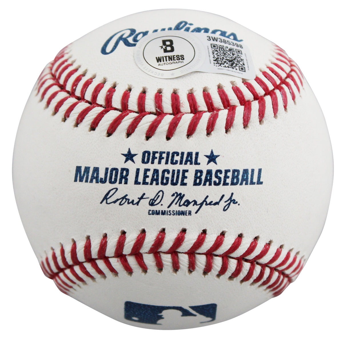 Patrick Renna The Sandlot "2x Insc" Signed Robert Manfred Oml Baseball BAS Wit