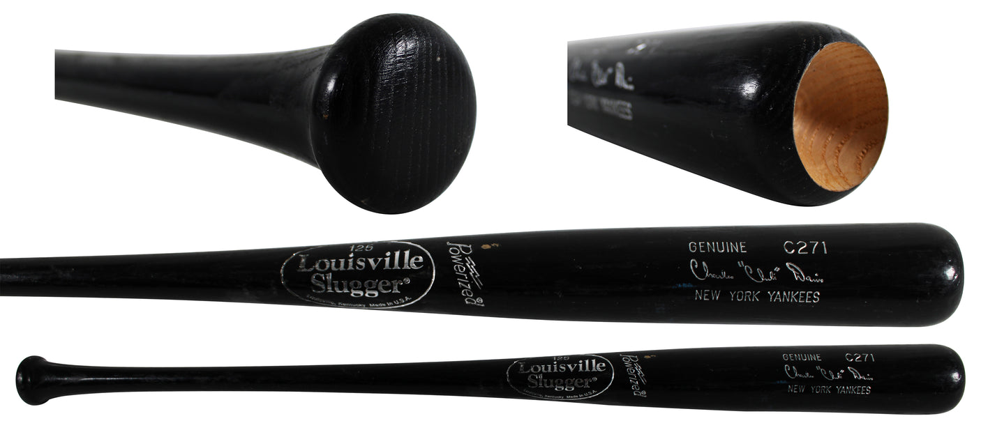 Yankees Chili Davis Louisville Slugger Player Model Baseball Bat Un-signed