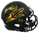 Arizona State Jordyn Tyson Signed Black Speed Mini Helmet W/ Case BAS Witnessed