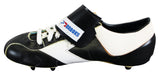 Cowboys Roger Staubach Signed Black & White Brooks Right Cleat BAS Wit #4W039340