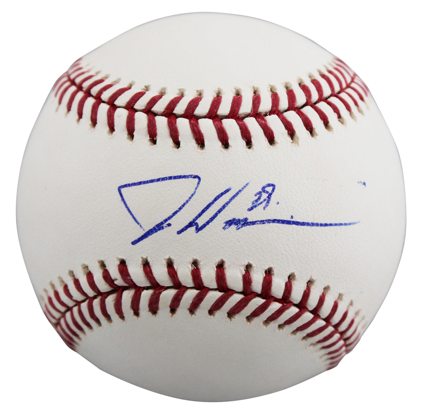 Marlins Dontrelle Willis Authentic Signed Manfred OML Baseball BAS #BT57745