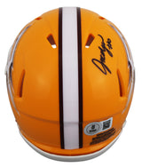 Arizona State Jordyn Tyson Authentic Signed Gold Speed Mini Helmet BAS Witnessed