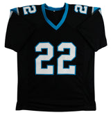 Christian McCaffrey Authentic Signed Black Pro Style Jersey BAS Witnessed