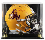 Arizona State Sam Leavitt Signed Sparky Full Size Speed Rep Helmet W/ Case BAS W