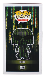 Lilly & Lana Wachowski The Matrix Signed Neo #1172 Funko Pop Figure BAS #BT57795