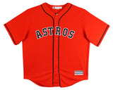 Astros George Springer Signed Orange Majestic Cool Base Jersey JSA #WPP009554