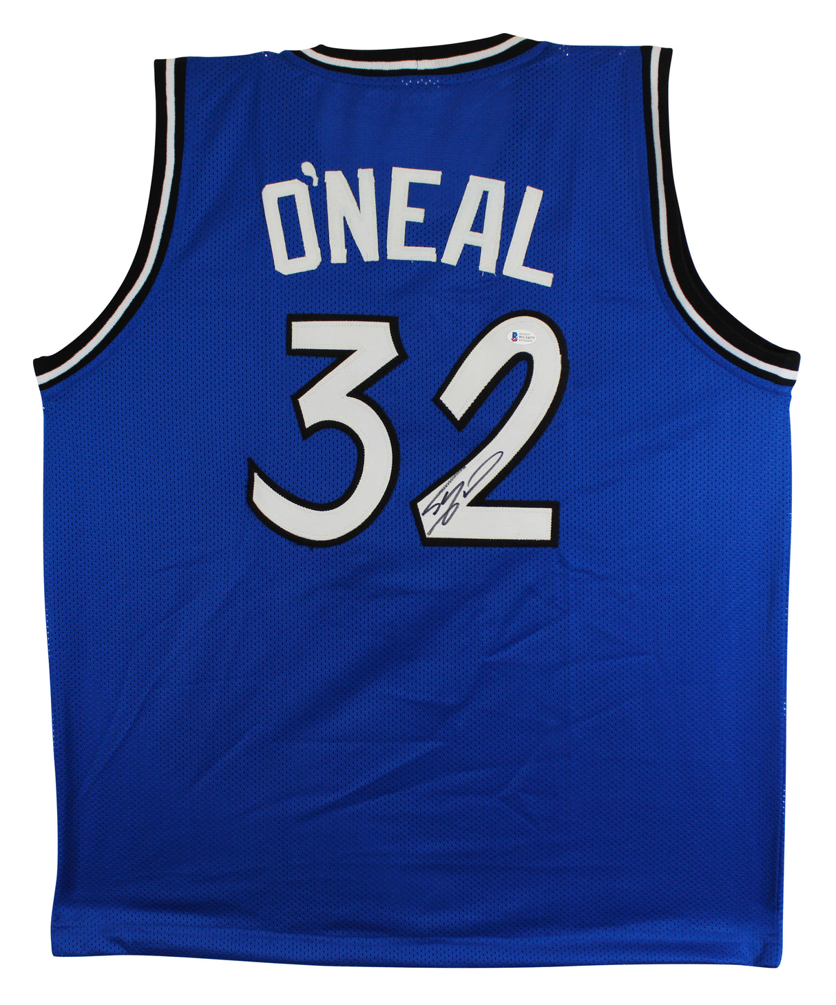 Shaquille O'Neal Authentic Signed Blue The Diesel Pro Style Jersey BAS #WG34275