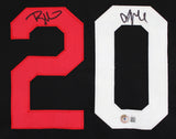 WWE Nikki Bella & Bri Bella Signed Black Pro Style Jersey BAS Witnessed #WR27185