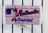 Yankees Don Larsen "WSPG" Signed White Pinstripe Majestic Jersey BAS #J58262