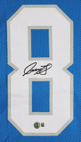 Isaac TeSlaa Authentic Signed Blue Pro Style Jersey Autographed BAS Witnessed